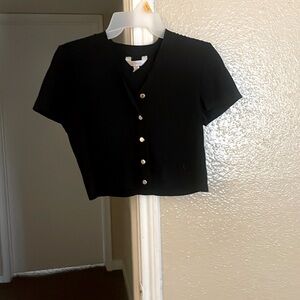 Matching sweater shirt and skirt